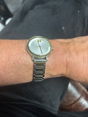 Movado Two-Tone Silver and Gold Bold great condition